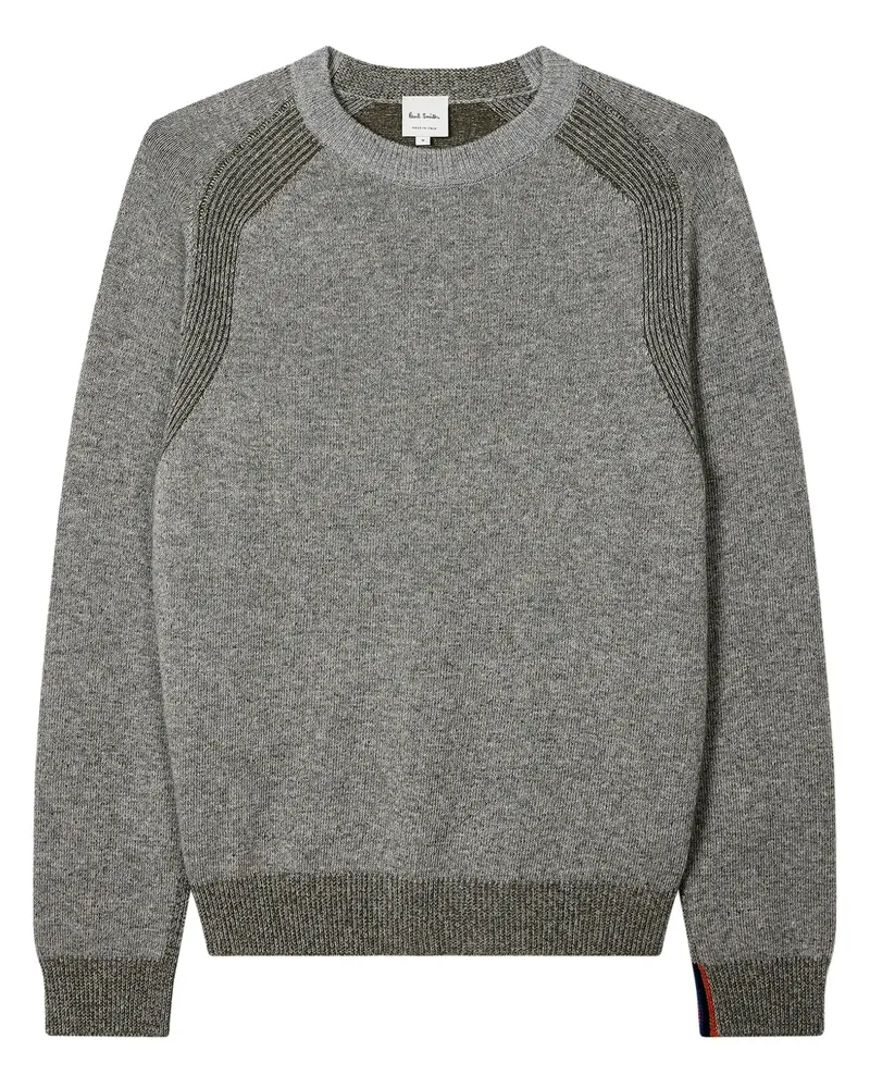 Paul Smith Lammwollpullover mit rundem Ausschnitt - Grau Grau