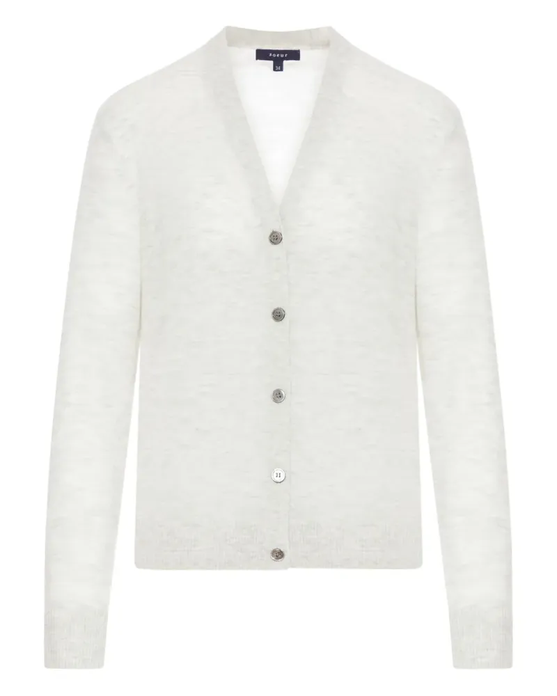 Soeur Gianna Cardigan aus Alpakawolle - Grau Grau