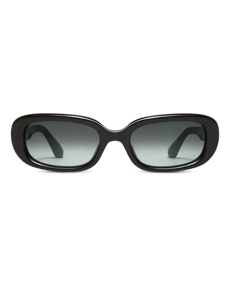CHIMI Sonnenbrille mit ovalem Gestell - Schwarz Schwarz