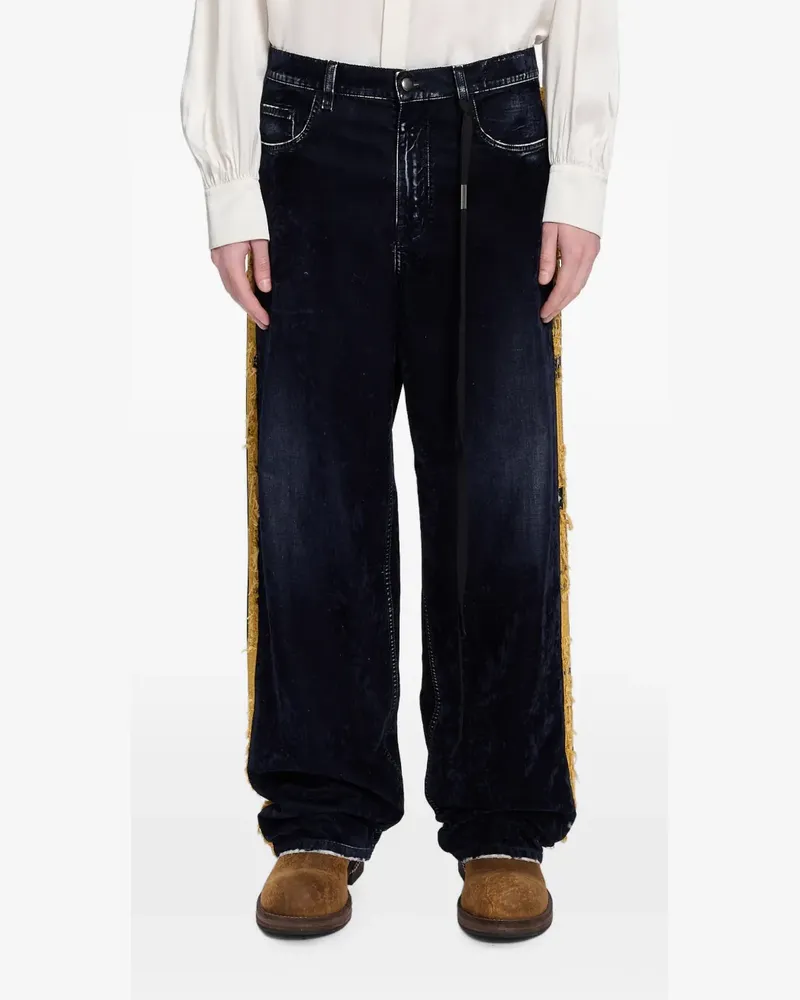Ann Demeulemeester Jeans mit weitem Bein - Blau Blau