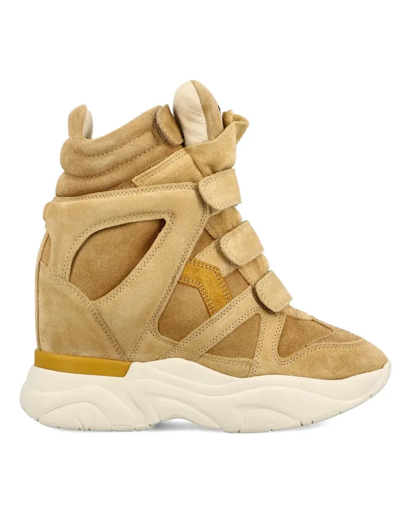 Isabel Marant Balskee suede sneakers - Nude Nude