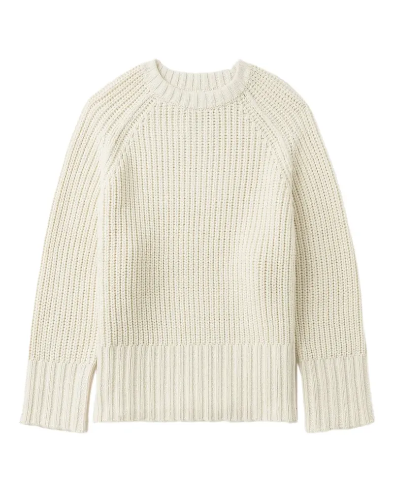 LOW CLASSIC Gerippter Pullover - Nude Nude