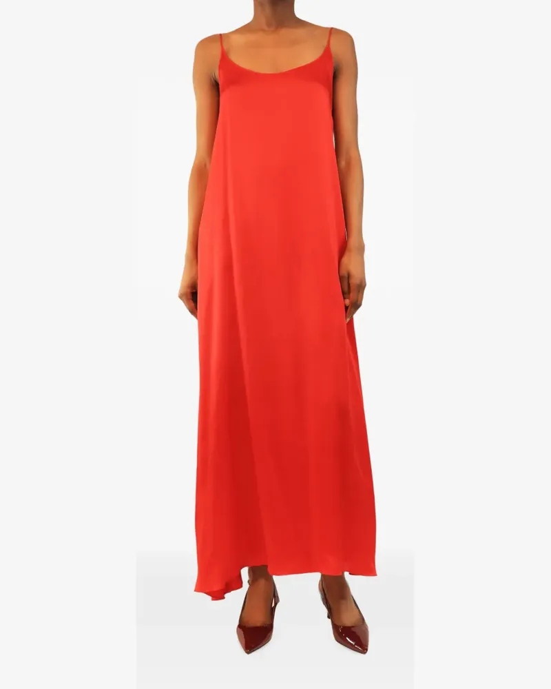 Mansur Gavriel silk maxi slip dress - Rot Rot