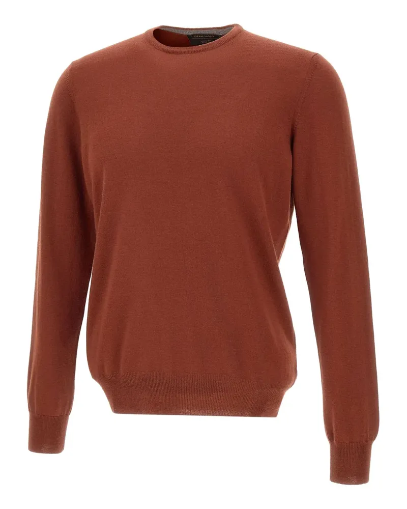 Gran Sasso Gerippter Pullover - Braun Braun