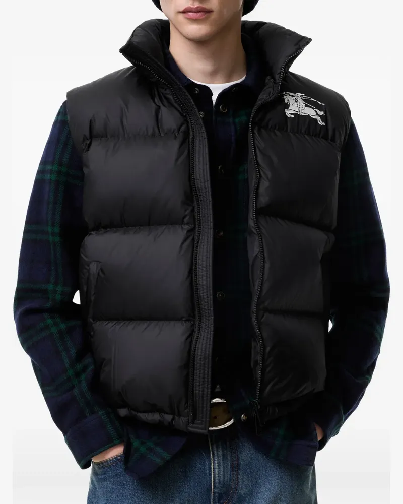 Burberry nylon Plymouth puffer gilet - Schwarz Schwarz