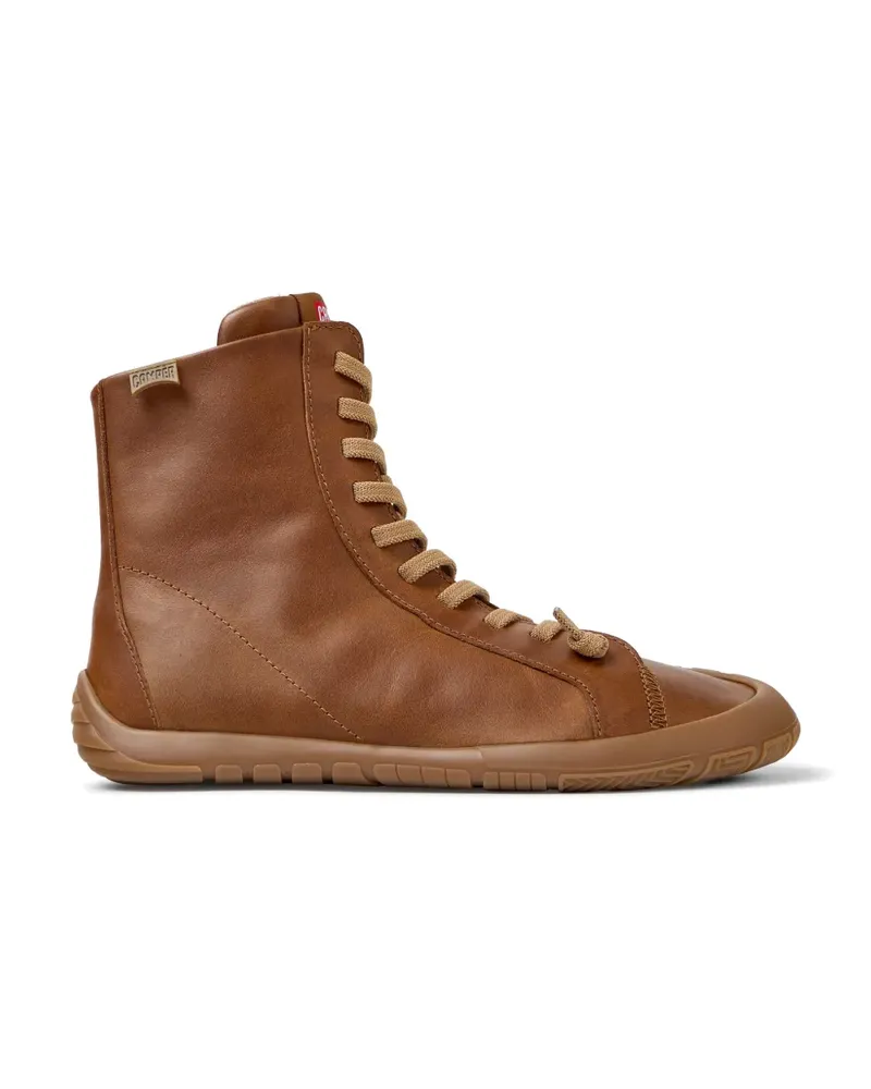Camper Peu Path+ leather ankle boots - Braun Braun