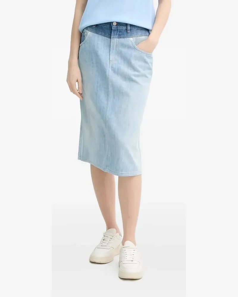 Iceberg Midirock aus Denim - Blau Blau