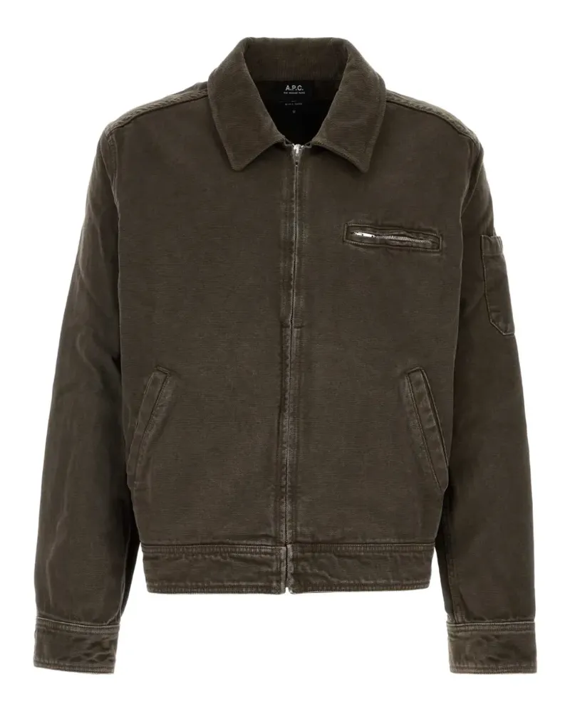 A.P.C. Workwear-Jacke mit Reißverschluss - Grau Grau