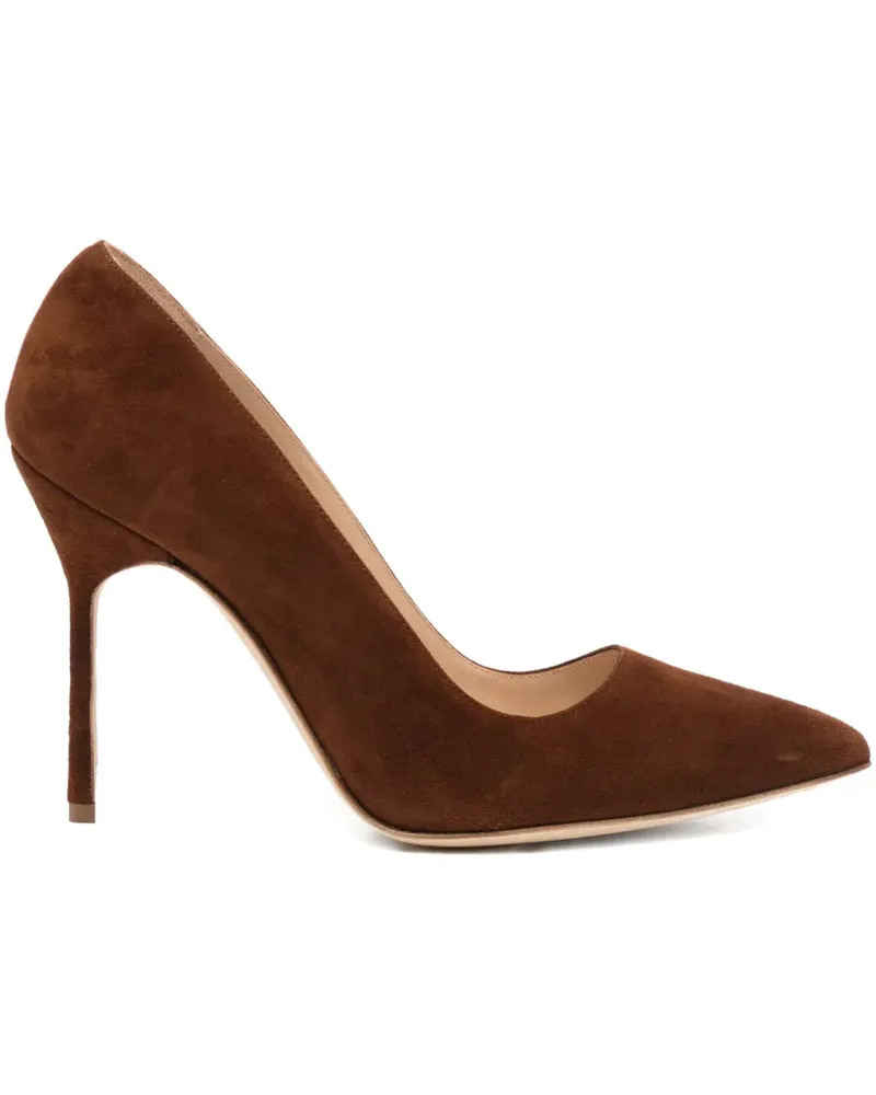Manolo Blahnik Pumps 100mm - Braun Braun