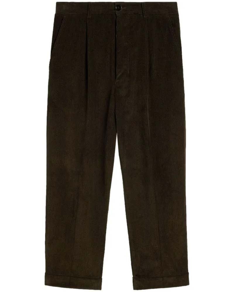 AMI Paris Hose mit Tapered-Bein - Braun Braun
