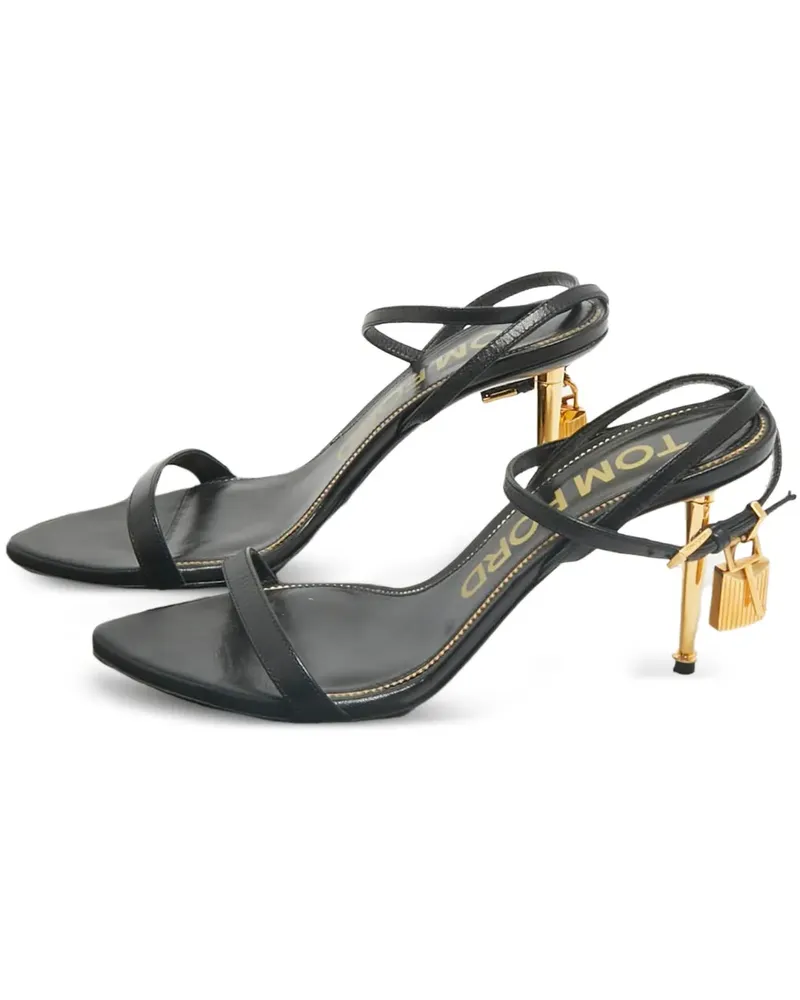 Tom Ford Padlock Sandalen - Schwarz Schwarz
