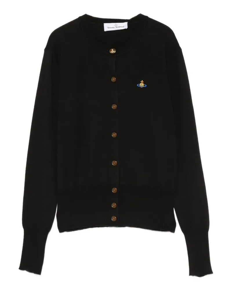 Vivienne Westwood Bea cotton cardigan - Schwarz Schwarz