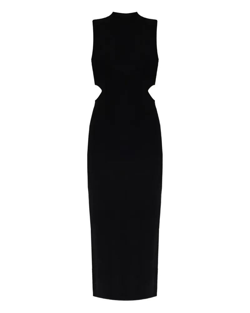 Gestuz cutout-detail midi dress - Schwarz Schwarz