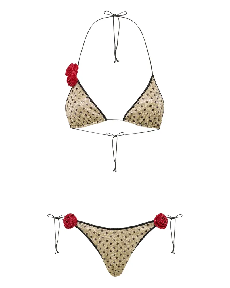 Oséree Lumière polka-dot bikini - Nude Nude