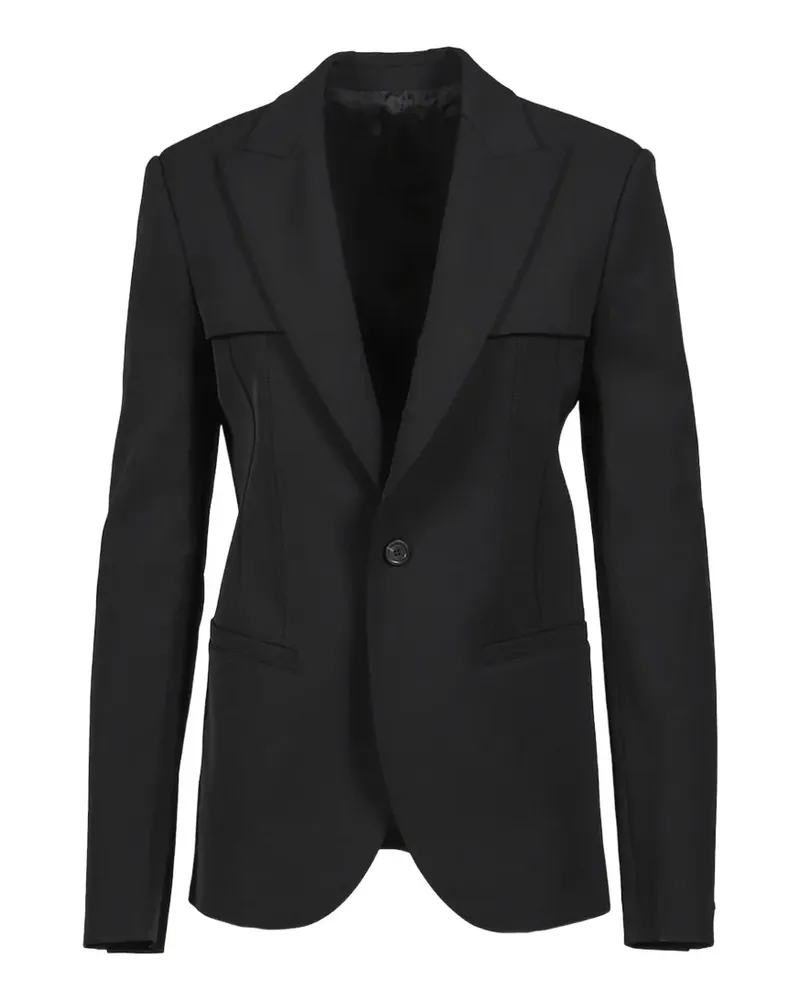 Jean Paul Gaultier panelled tailored jacket - Schwarz Schwarz