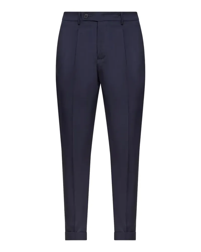 D4.0 pleated trousers - Blau Blau