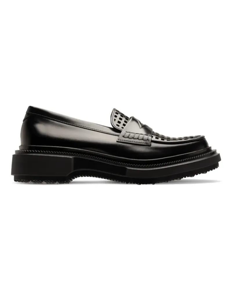Adieu Paris perforated loafers - Schwarz Schwarz