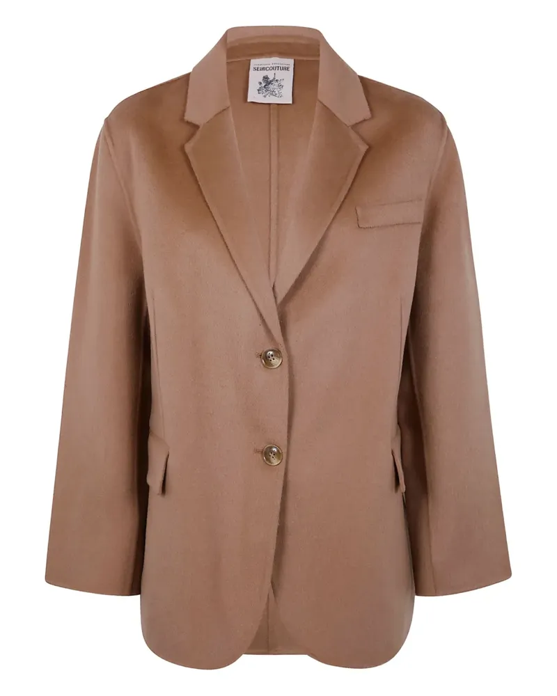 Semicouture Camelia Jacke aus Wolle - Braun Braun
