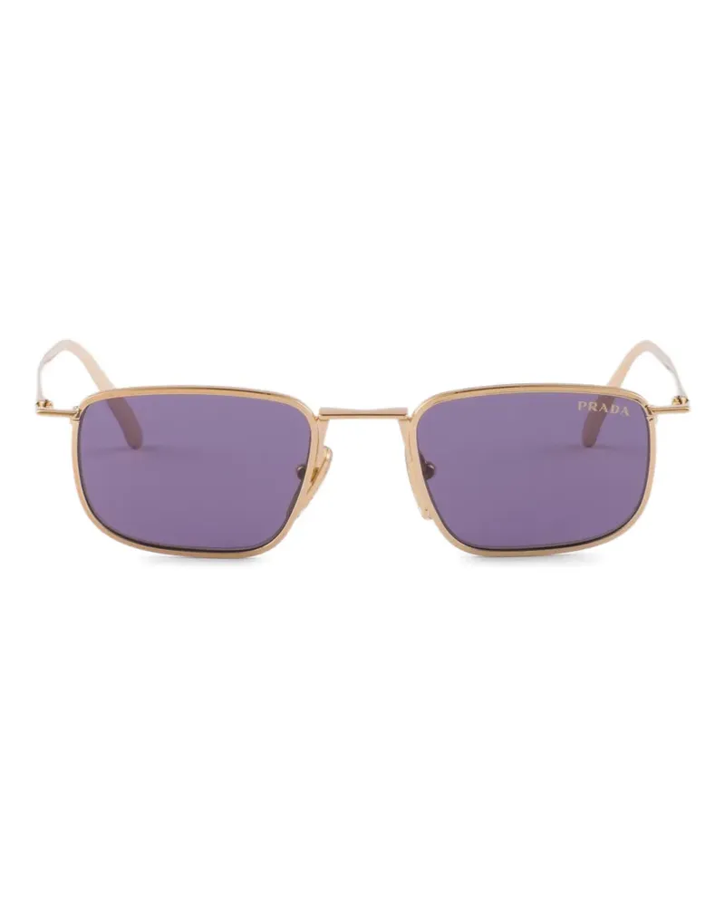 Prada Sonnenbrille mit Logo - Gold Gold