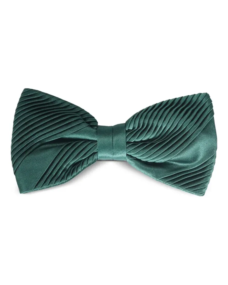 Stefano Ricci Seidenfliege mit Falten - Grün Grün