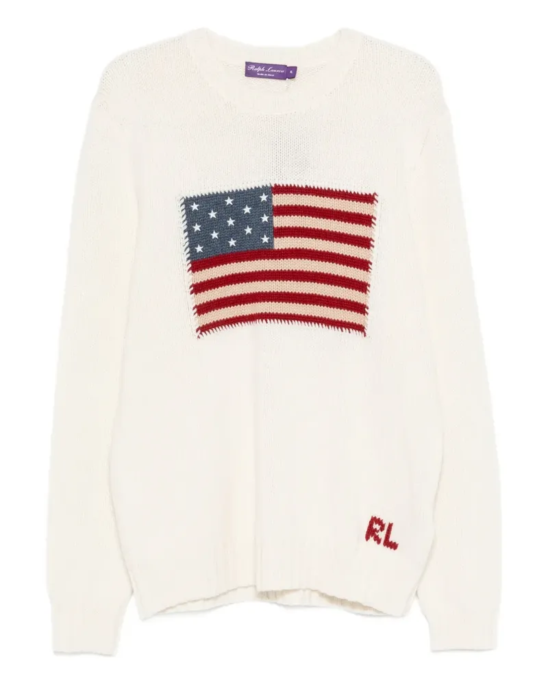 Ralph Lauren Pullover mit Flaggendetail - Nude Nude
