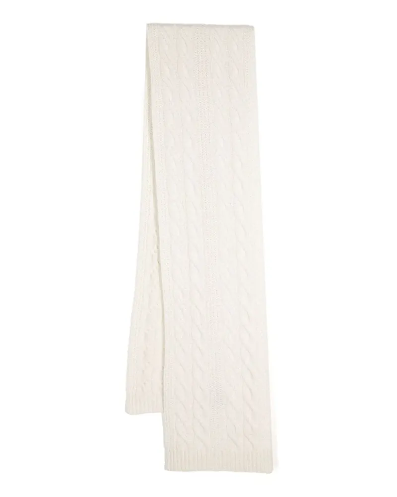 N.Peal Cable Rib Schal - Nude Nude