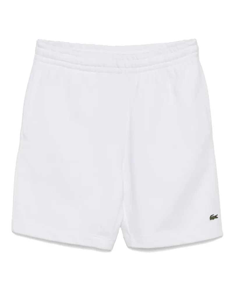 Lacoste Fleece-Shorts - Weiß Weiß