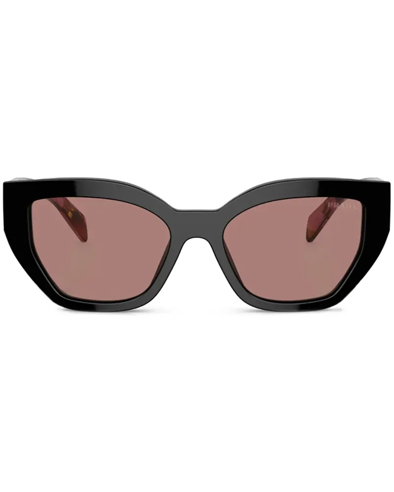 Prada Sonnenbrille mit Cat-Eye-Gestell - Schwarz Schwarz