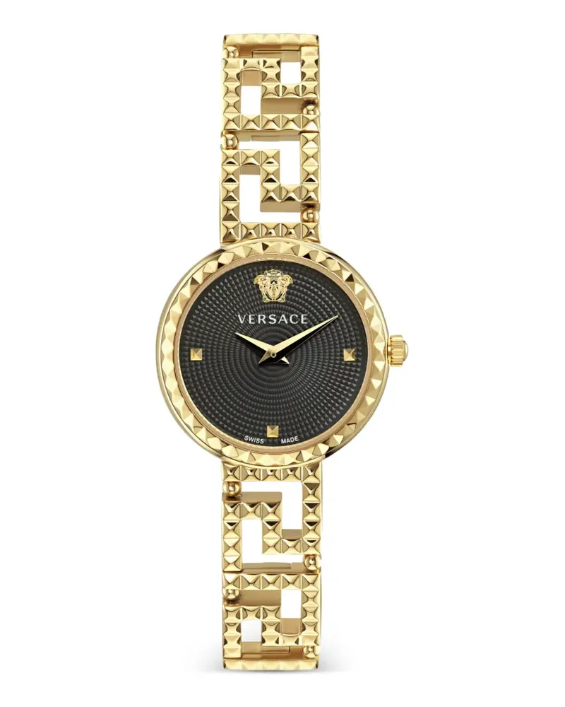 Versace logo-detail 28mm watch - Schwarz Schwarz