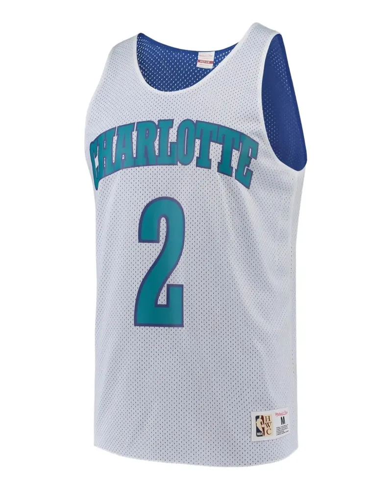 Mitchell & Ness Wendbare Mesh-Weste - Weiß Weiß