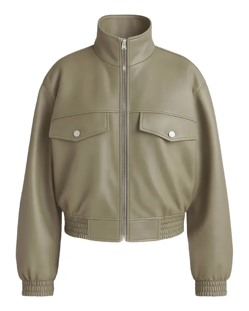 FRANKIE Shop Weste mit Reißverschlusstaschen - Grün Grün