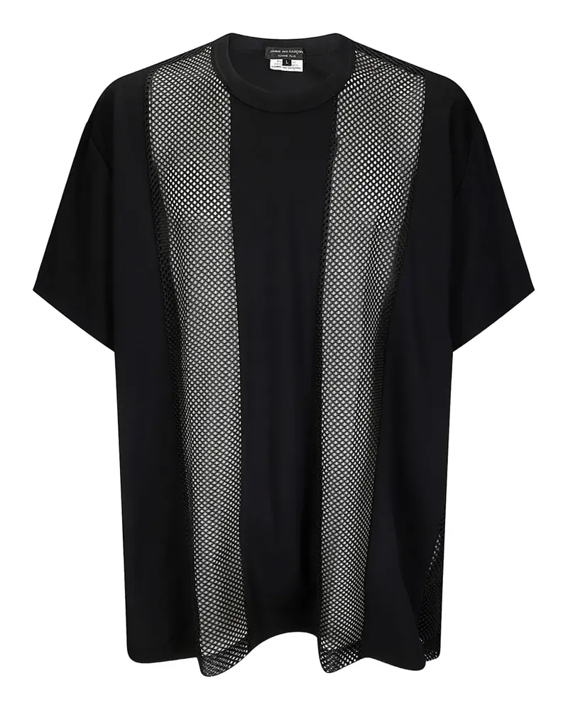 Comme des Garçons T-Shirt mit Einsätzen - Schwarz Schwarz