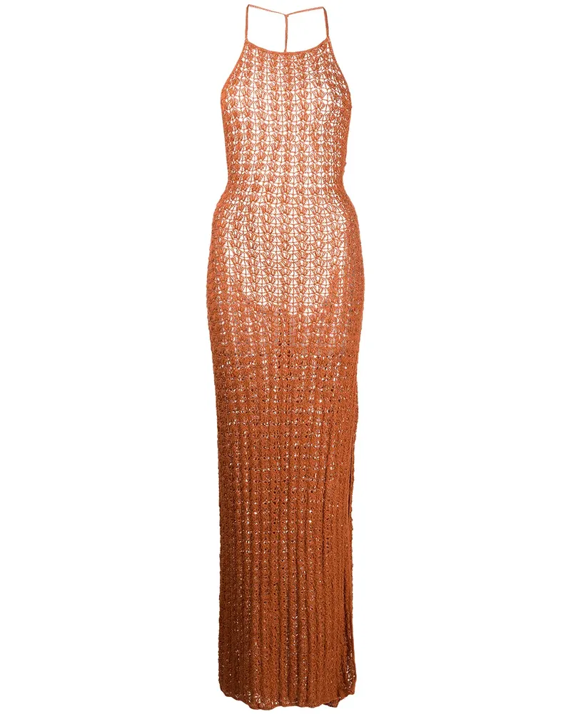 Cult Gaia Demi Häkelkleid - Orange Orange