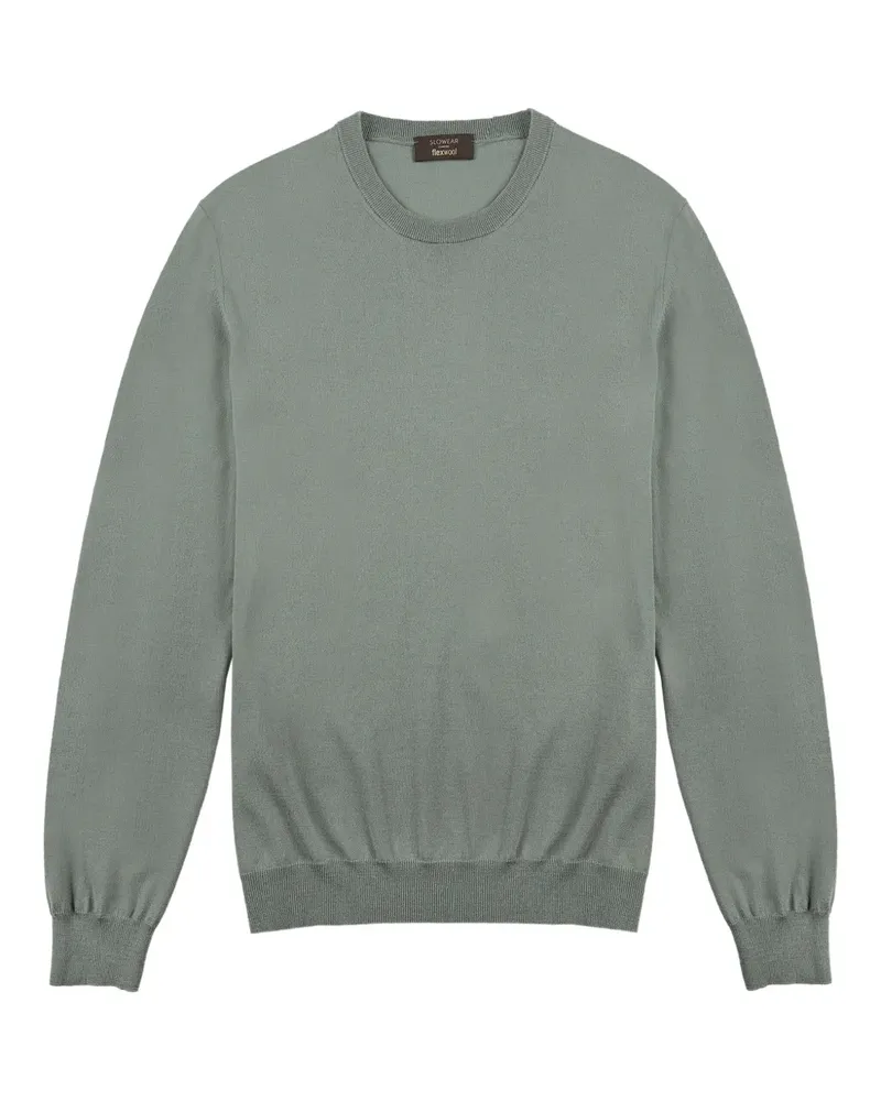Zanone Pullover mit Rundhalsausschnitt - Grün Grün