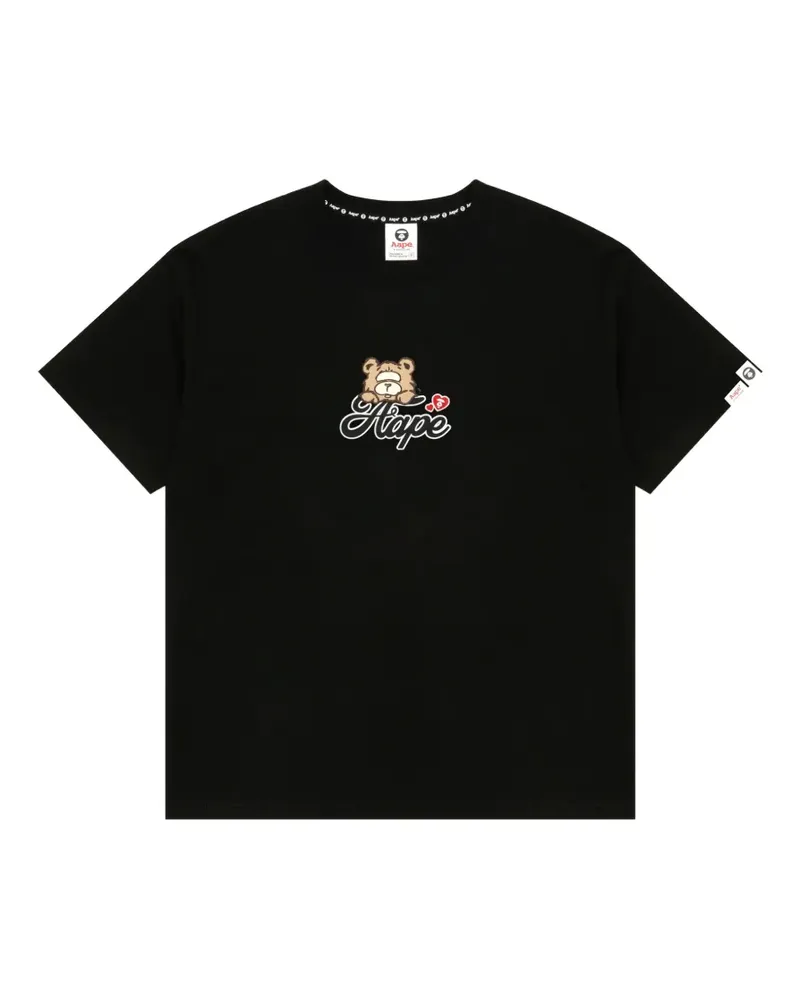 BAPE graphic-print T-shirt - Schwarz Schwarz