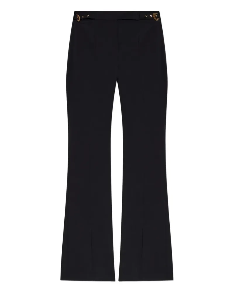 Versace Jeans Hose mit Schnallenverschluss - Schwarz Schwarz