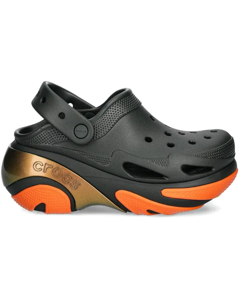 Crocs Crush Reflector Clog Pantoletten - Schwarz Schwarz
