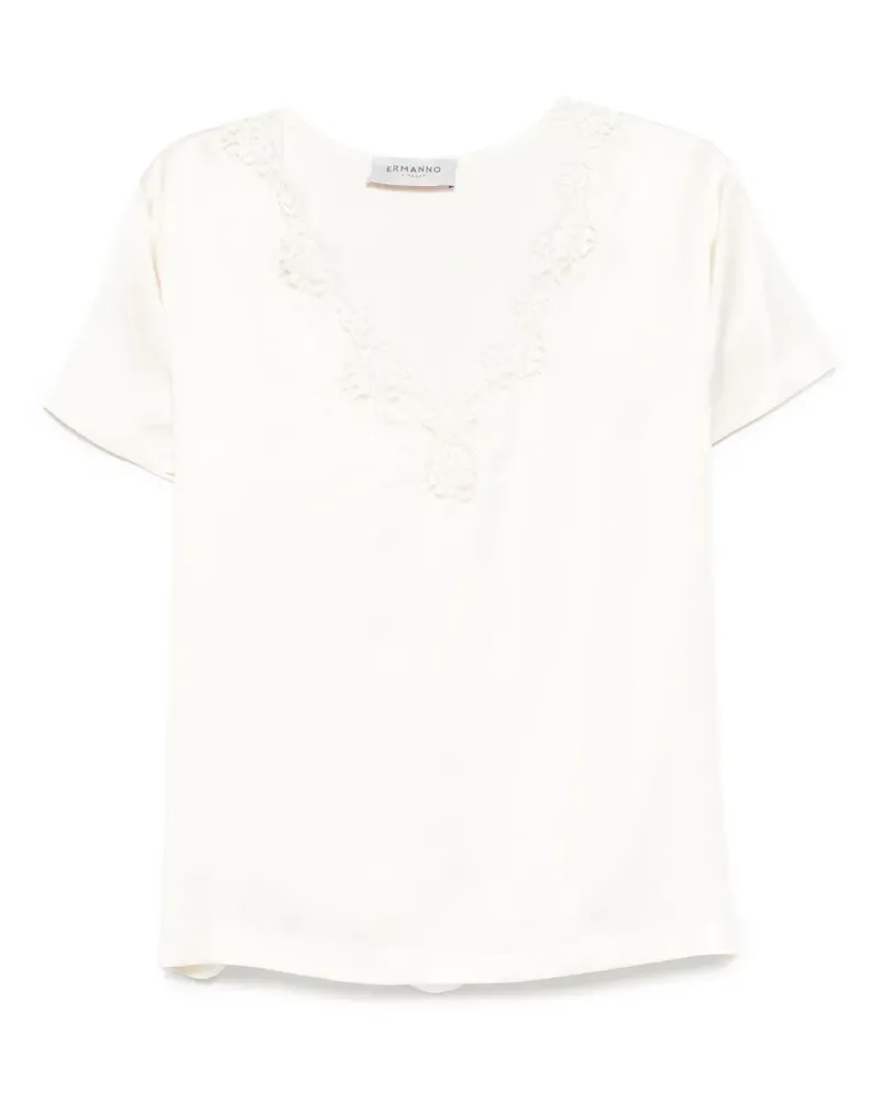 Ermanno Scervino Top mit Spitze - Nude Nude
