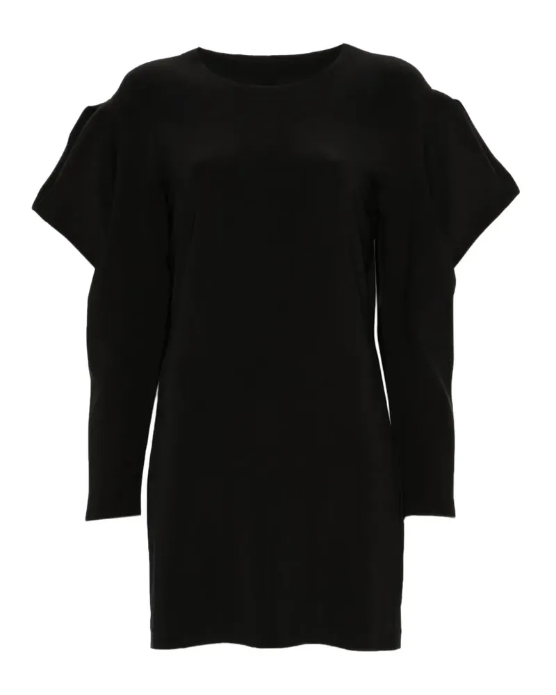 Norma Kamali Wing sleeve mini dress - Schwarz Schwarz