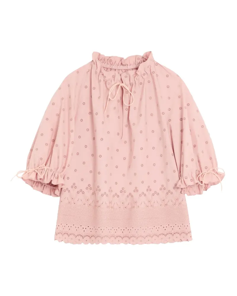 Valentino Garavani Bluse mit Puffärmeln - Rosa Rosa