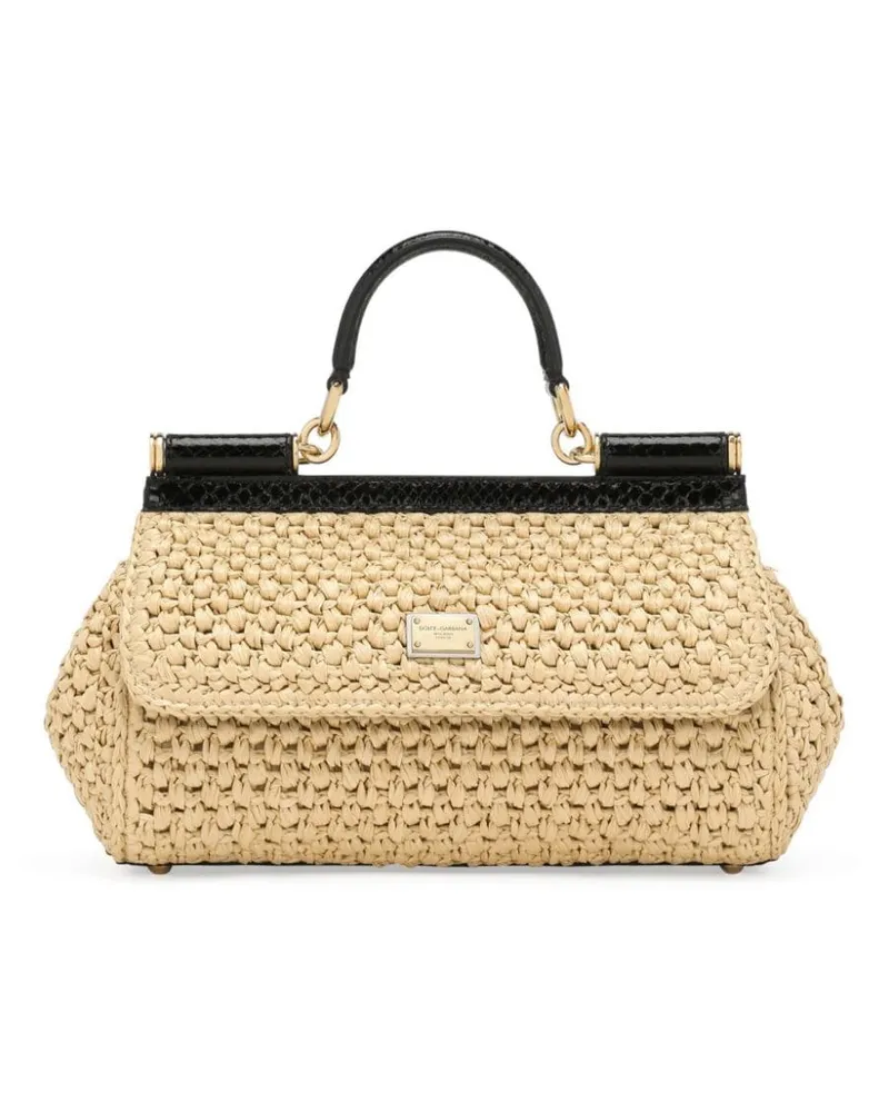Dolce & Gabbana Sicily Handtasche - Nude Nude