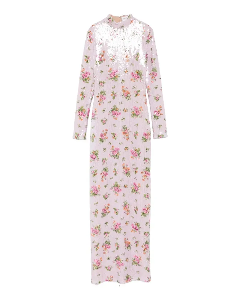 Brandon Maxwell floral maxi dress - Rosa Rosa