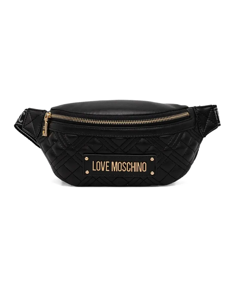 Moschino logo-detail belt bag - Schwarz Schwarz