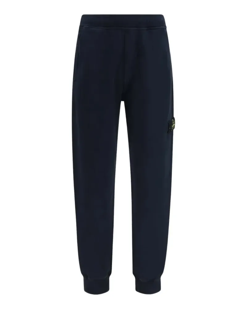 Stone Island logo-patch track pants - Blau Blau