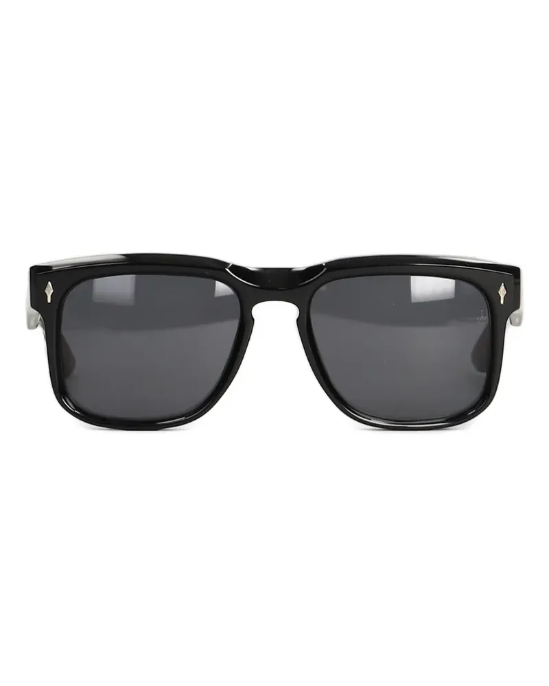 Jacques Marie Mage Wesley rectangle-frame sunglasses - Schwarz Schwarz
