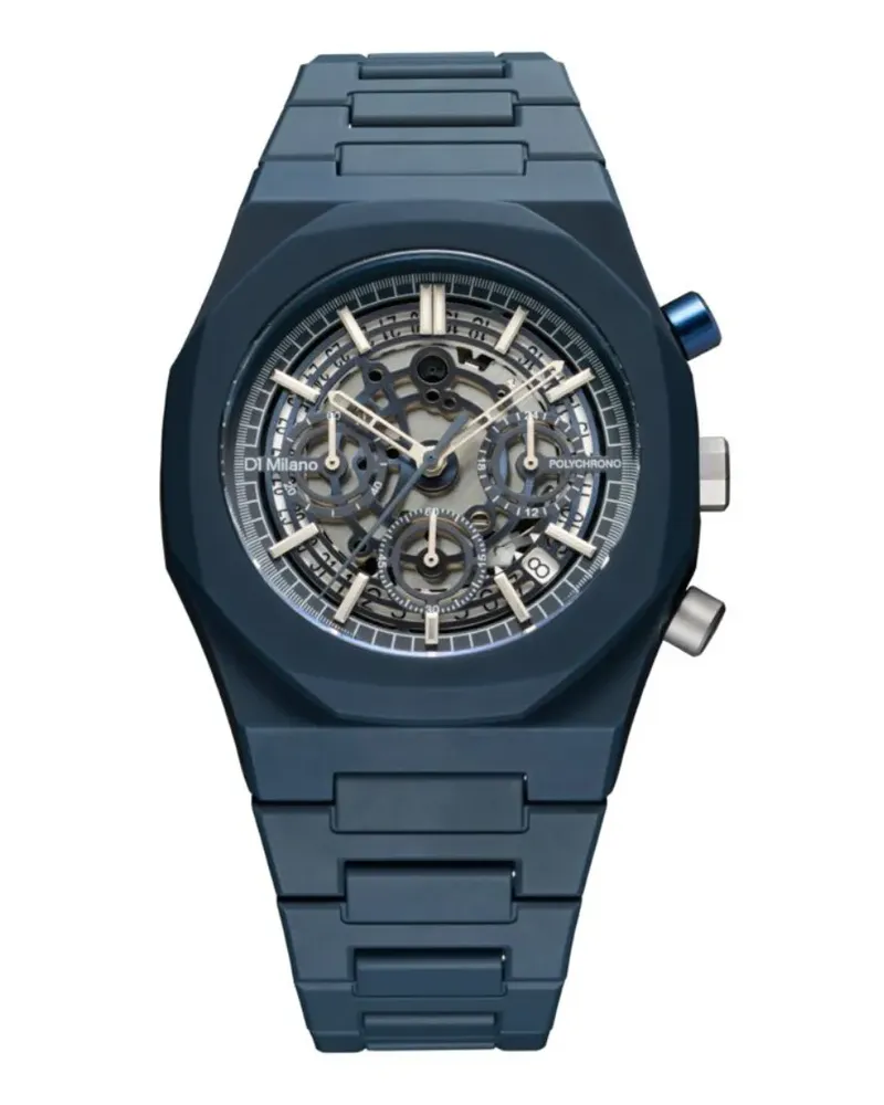 D1 Milano Polychrono 40,5mm - Blau Blau