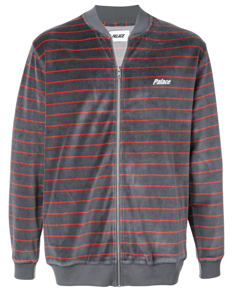 PALACE Sweatshirt mit Reißverschluss - Grau Grau