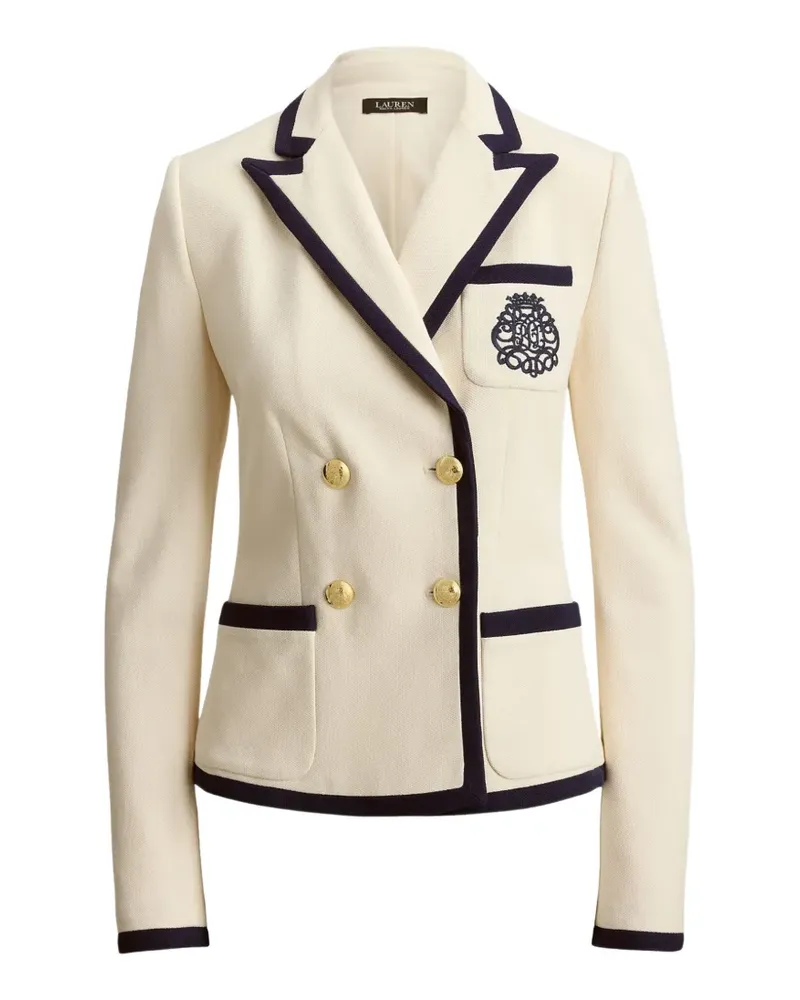 Ralph Lauren Doppelreihiges Sakko - Weiß Weiß