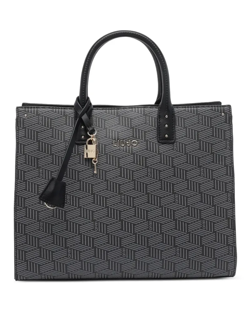 Liu Jo Handtasche mit Schloss - Schwarz Schwarz