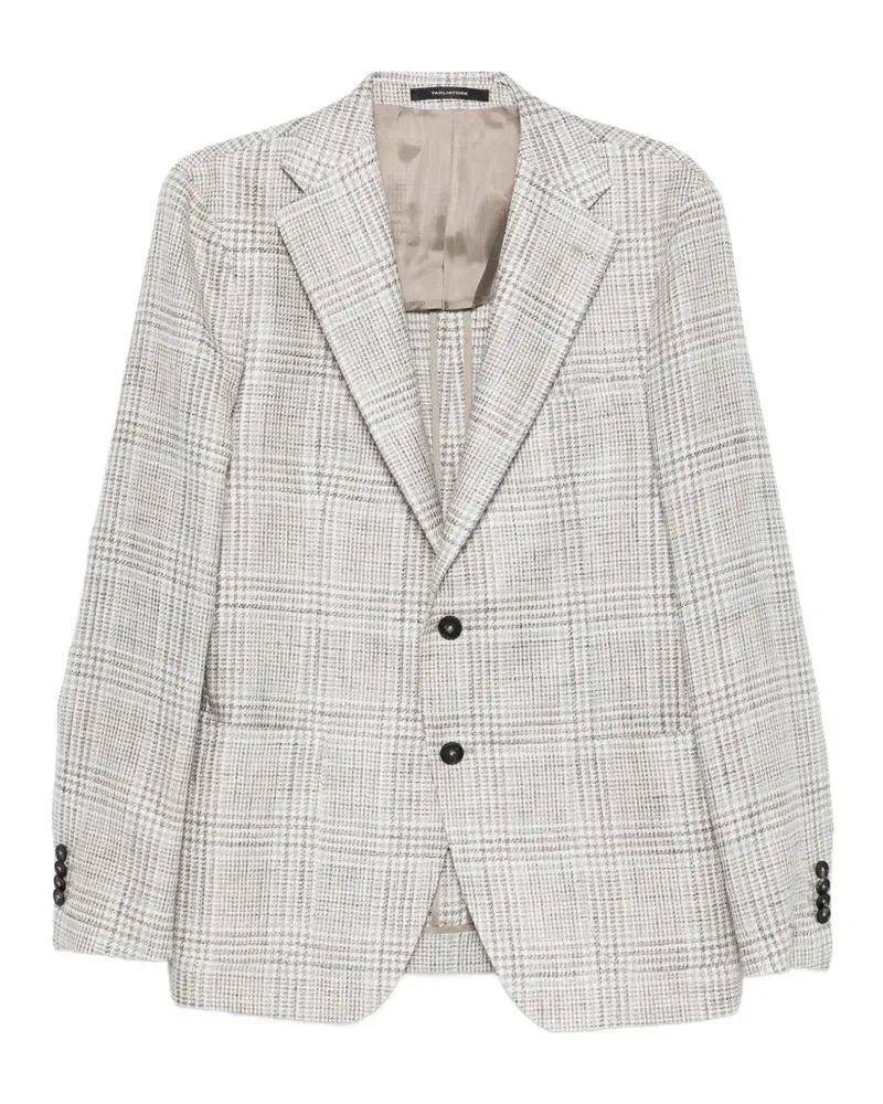 Tagliatore check-pattern blazer - Nude Nude